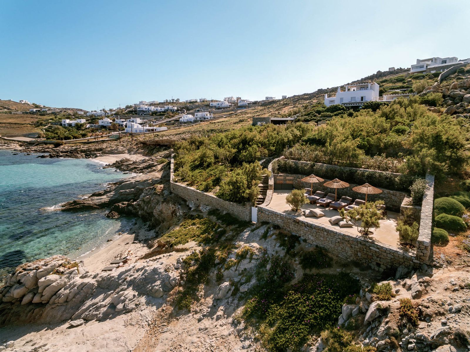 Dreamy Beachside Haven in Aleomandra, Mykonos