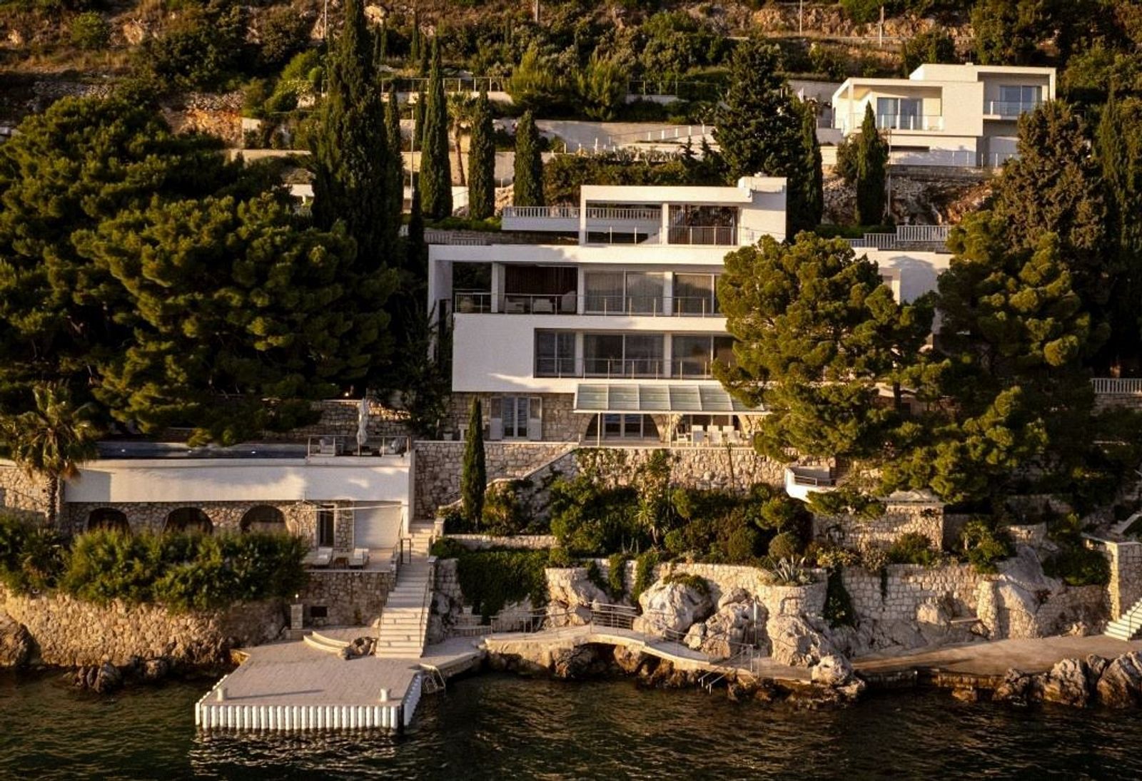 Waterfront Villa with Private Beach Access and Boat Dock, Dubrovnik, Croatia