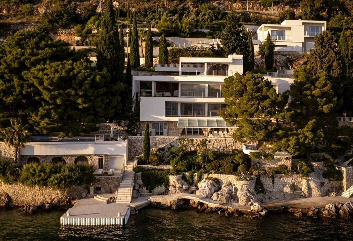 Waterfront Villa with Private Beach Access and Boat Dock, Dubrovnik, Croatia