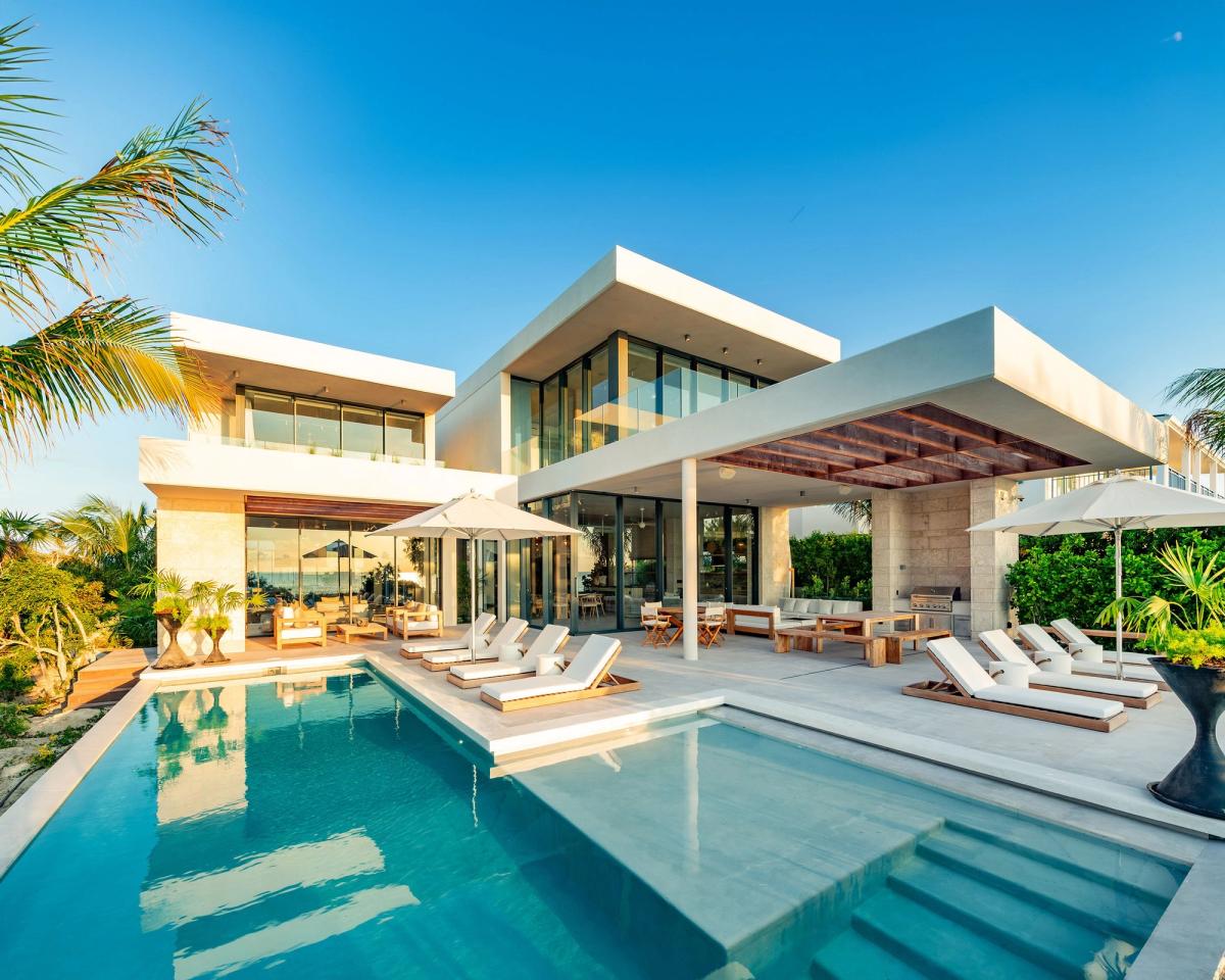 Contemporary Waterfront Villa in Long Bay, Turks and Caicos