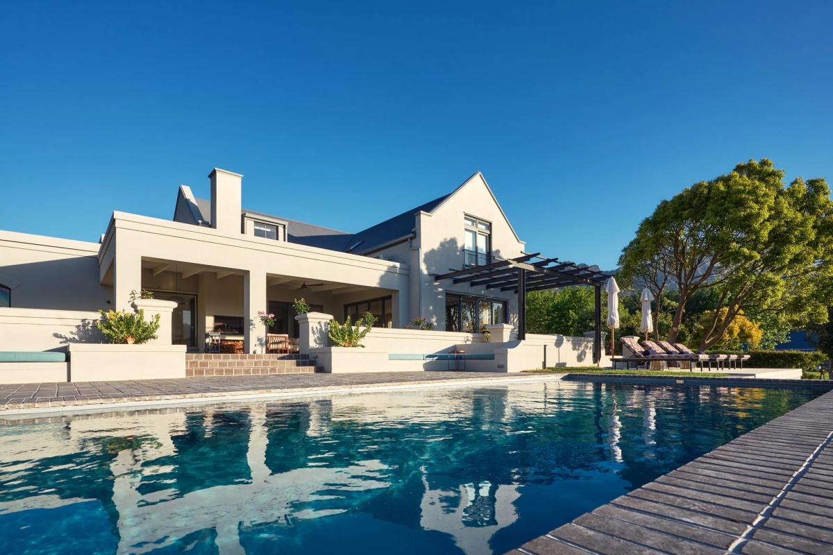 Exclusive Farmhouse on Franschhoek Wine Estate, South Africa