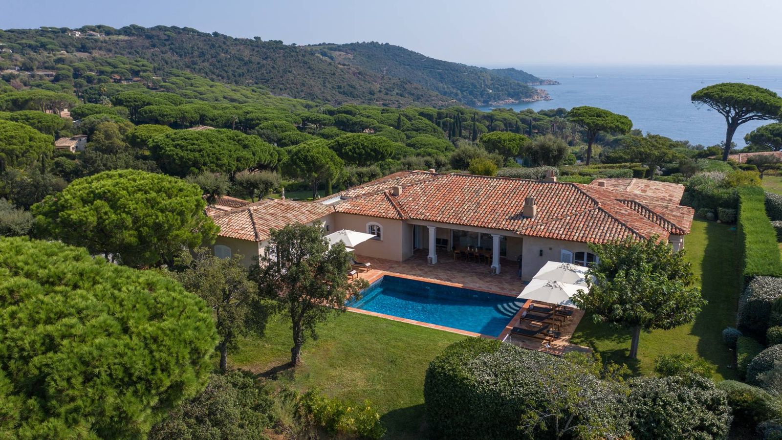 Villa with Panoramic Views of Ramatuelle Village, Saint-Tropez