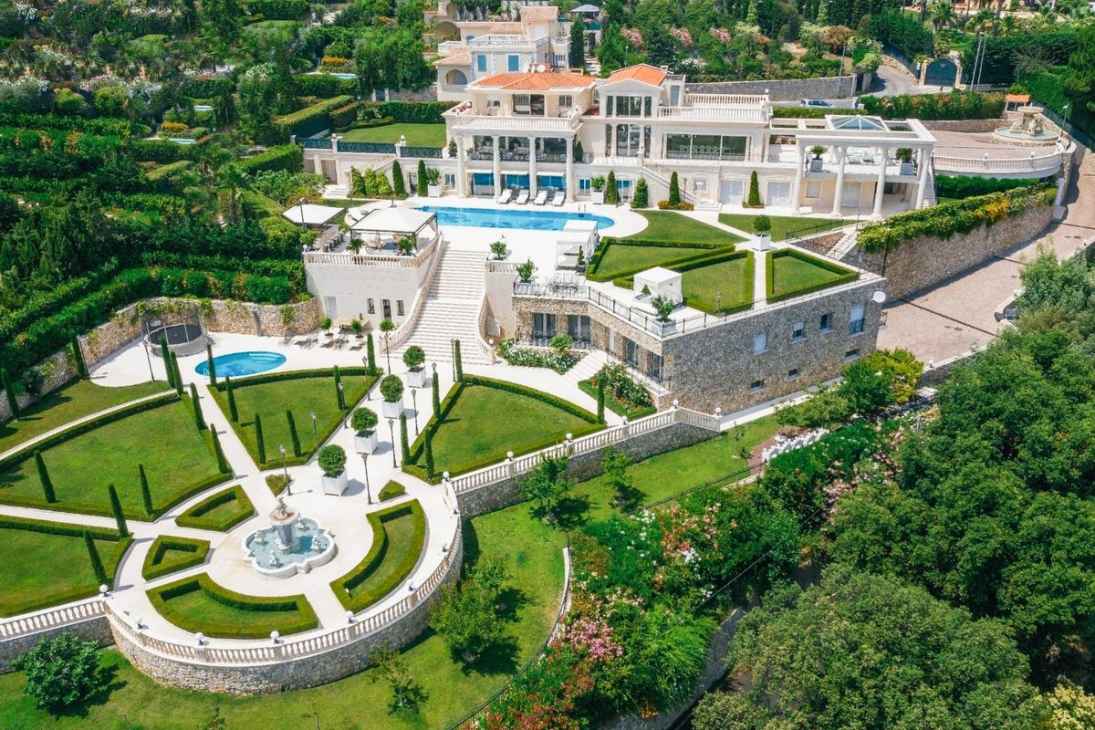 Jaw-dropping Classical Villa Overlooking the Mediterranean near Cannes, France