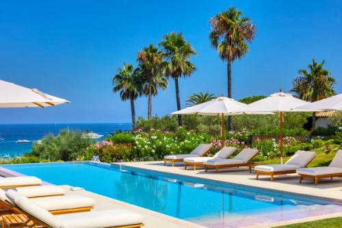 Elegant Villa with Panoramic Views of Pampelonne Beach, St Tropez, France 