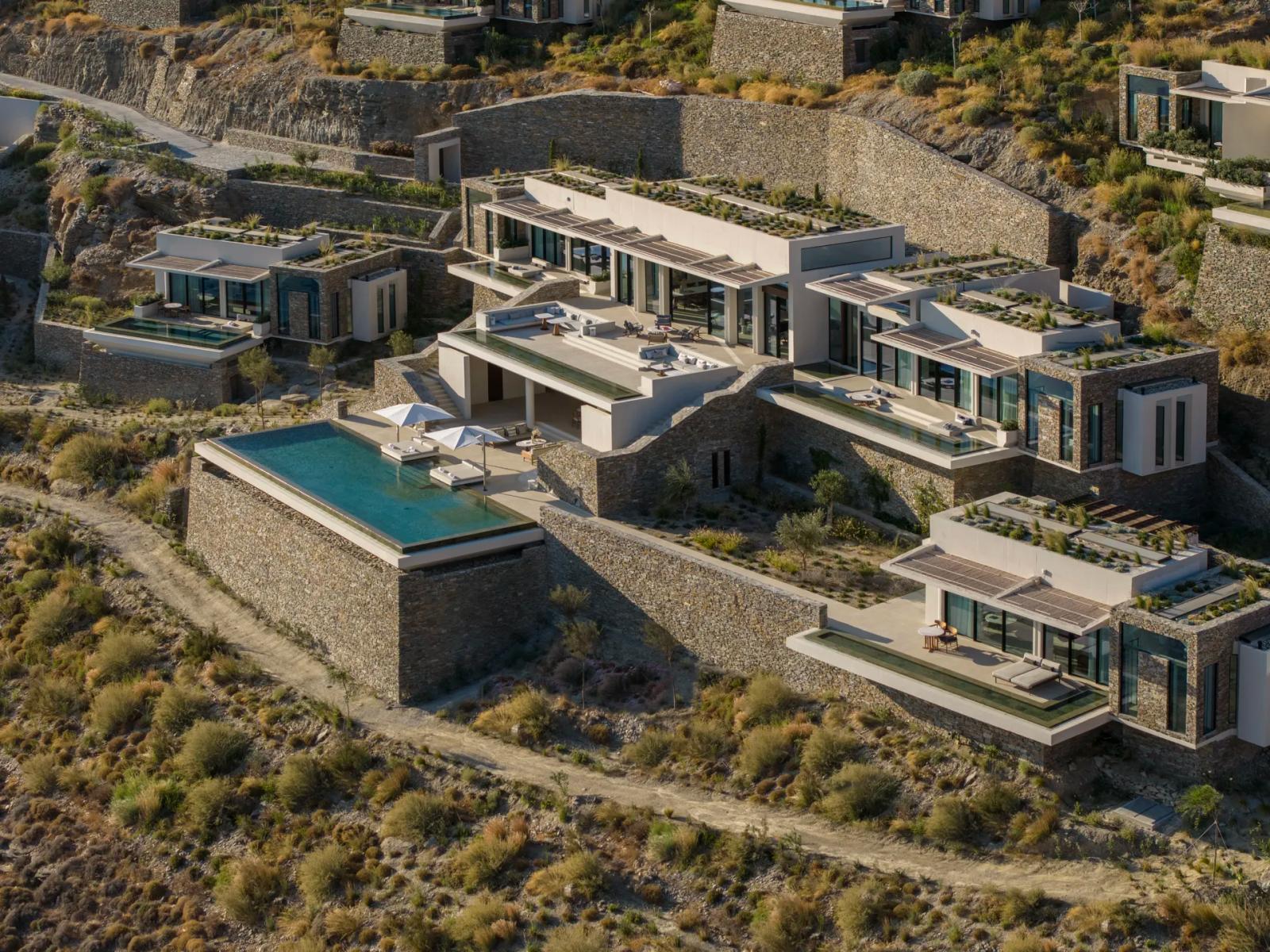 Glamorous Seafront Villa Overlooking Vroskopos Bay, Kéa Island, Greece