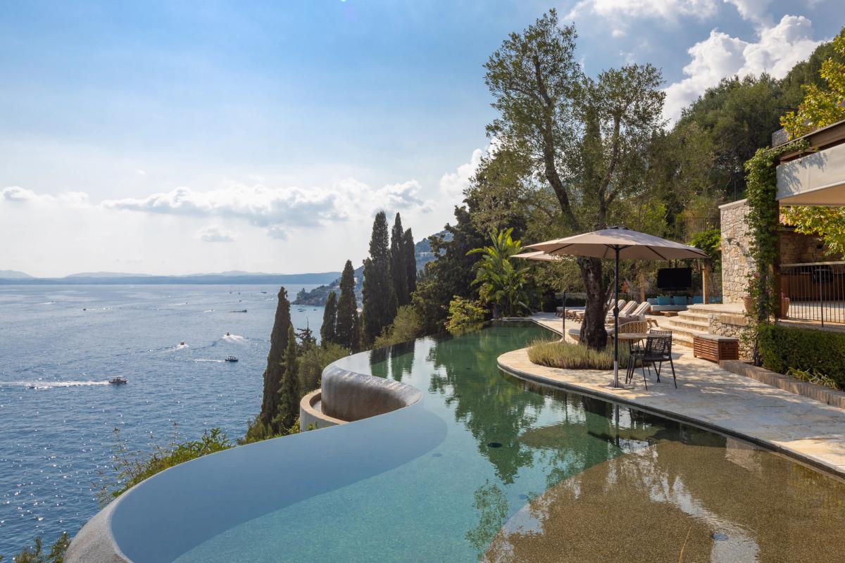 Mediterranean Sanctuary Overlooking The Ionian Sea, Corfu