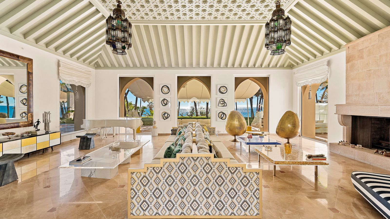 Impressive Beachfront Villa in Marbella, Spain