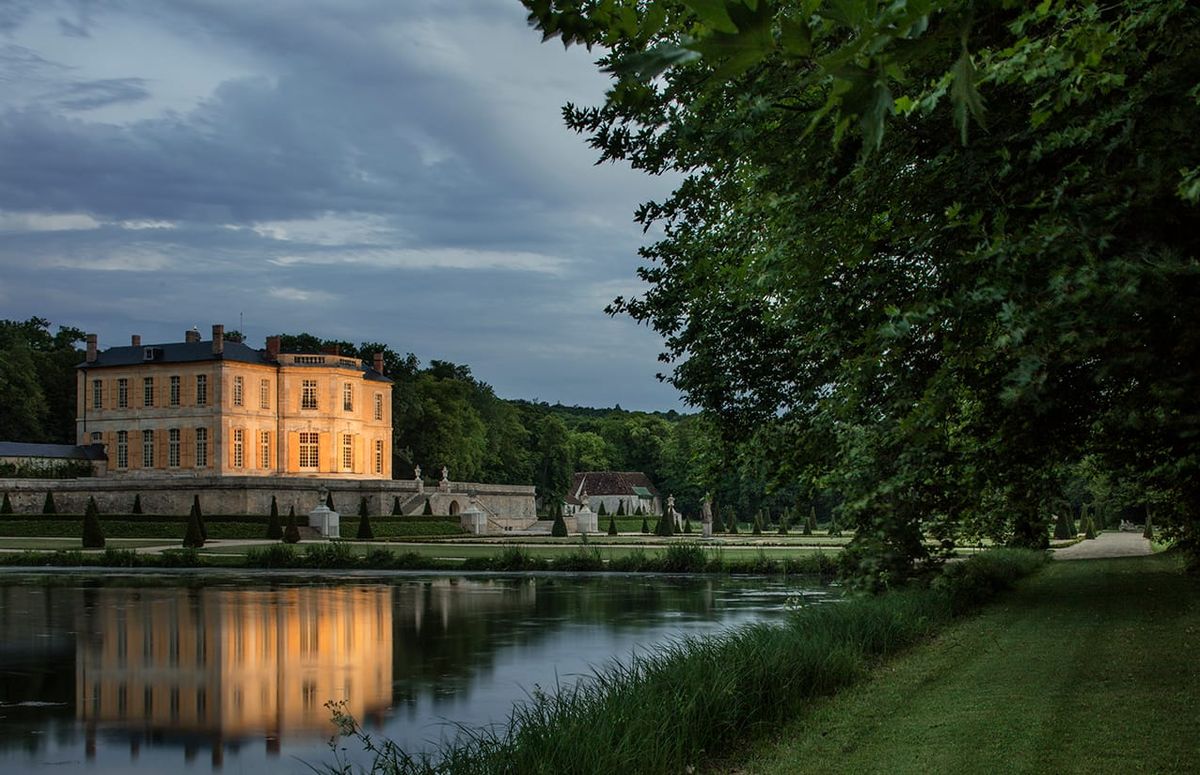Historical Landmark Chateau Near Paris, France