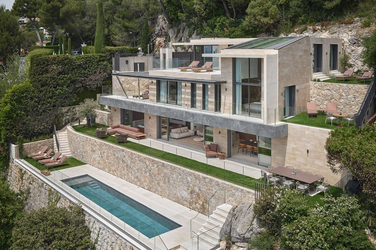 Sleek Villefranche Design Villa, South of France