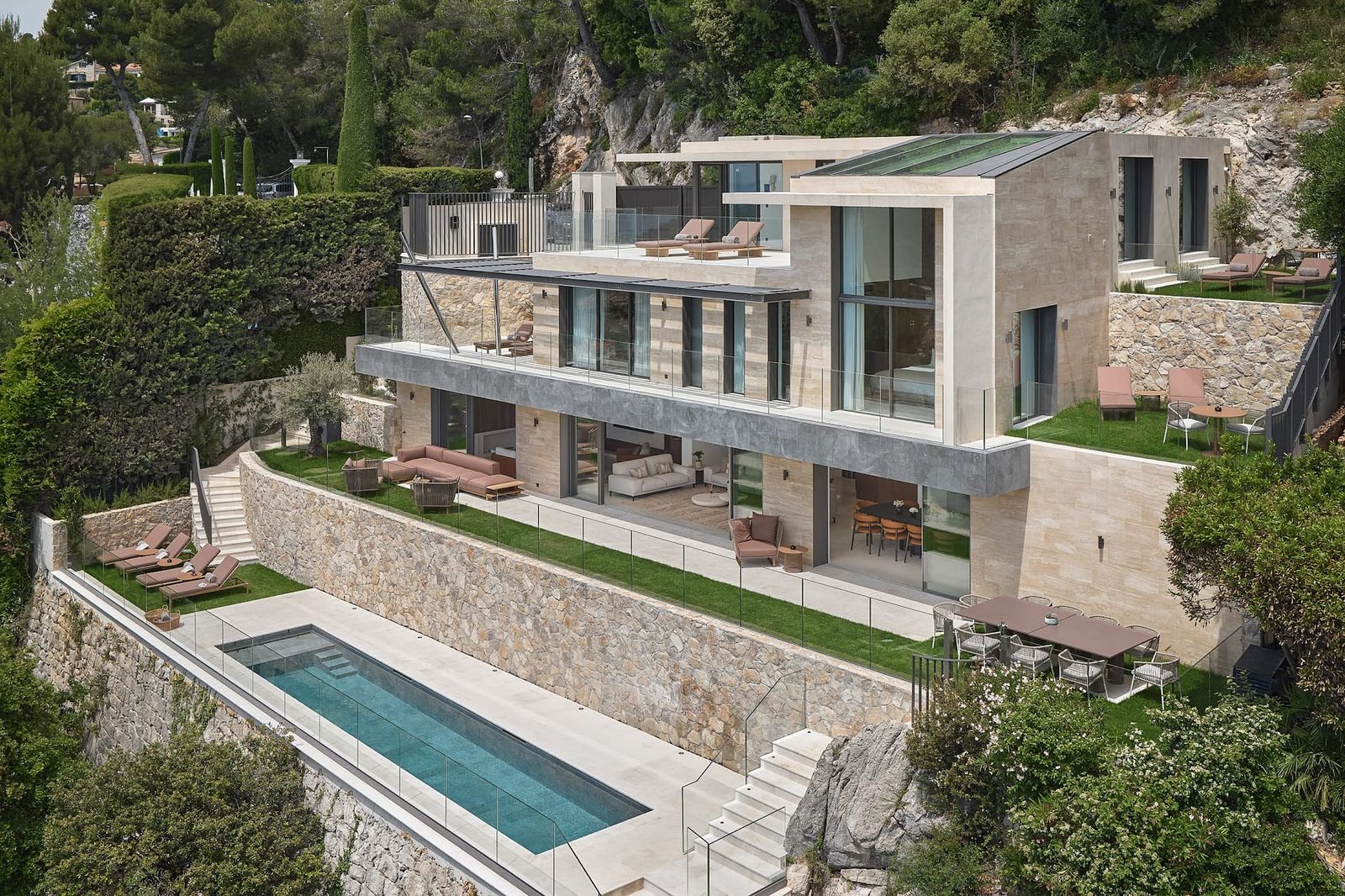 Sleek Villefranche Design Villa, South of France