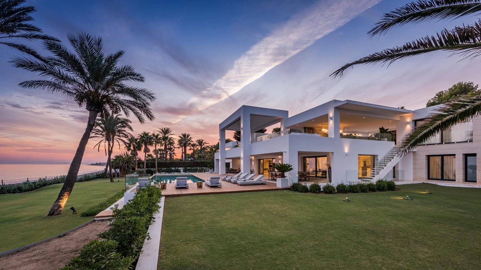 Ultra Modern Seafront Villa in Estepona, near Marbella, Spain