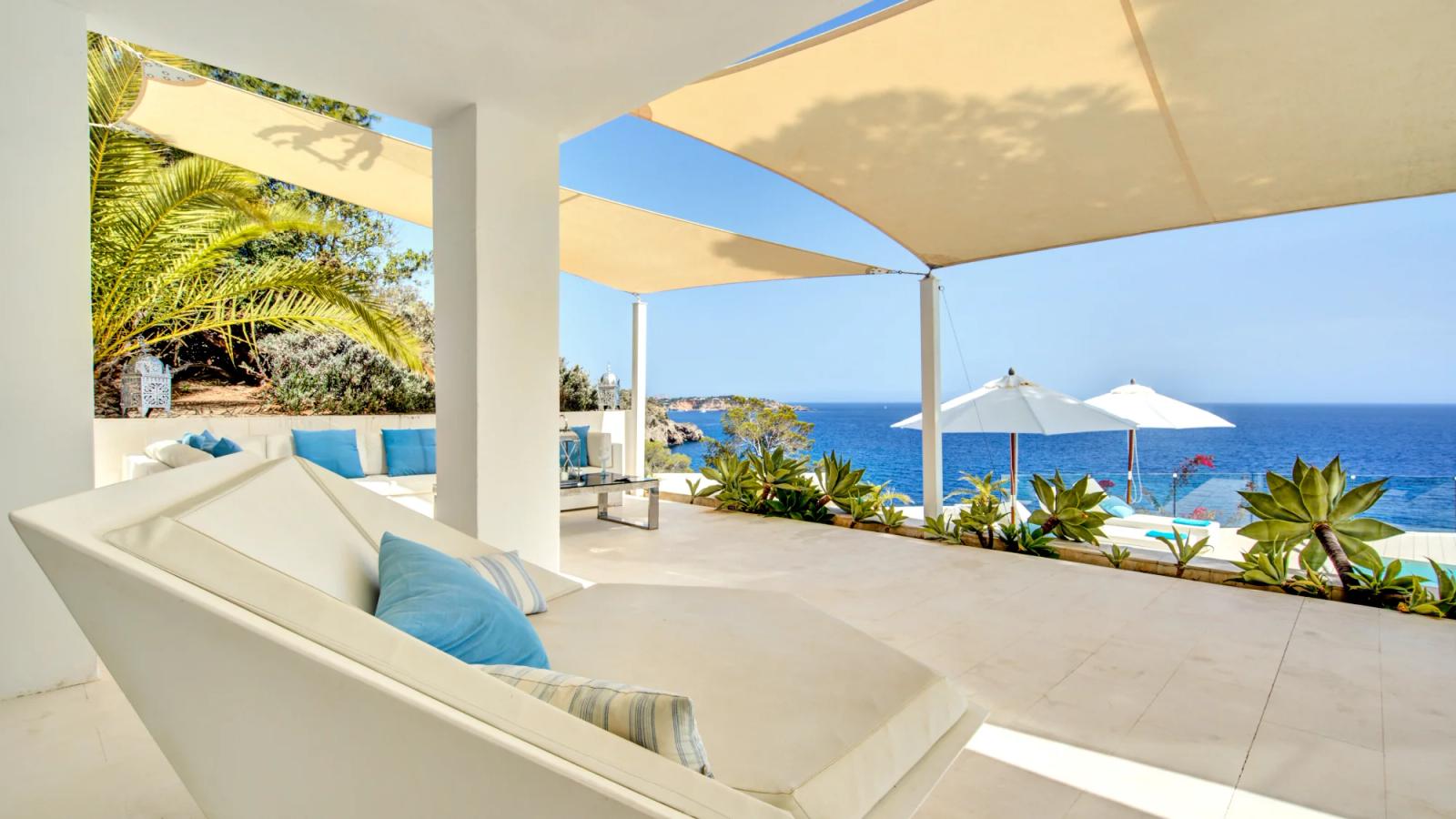 Contemporary Seafront Villa with Views to Formentera, Es Cubells, Ibiza