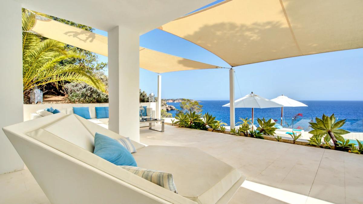 Contemporary Seafront Villa with Views to Formentera, Es Cubells, Ibiza