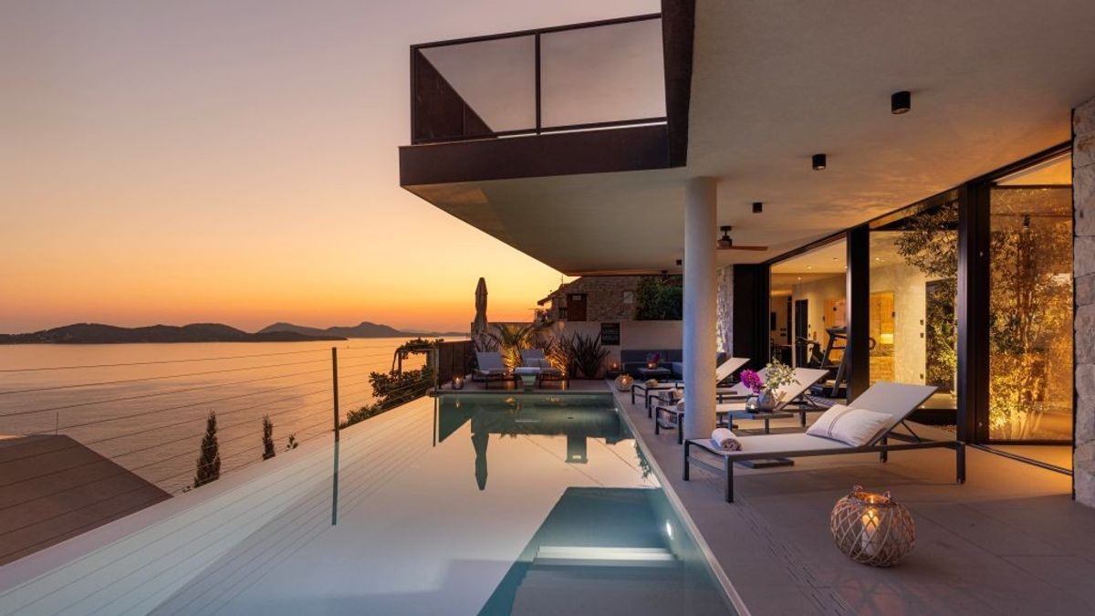 Newly Built Seaside Villa with Views over the Adriatic, Dubrovnik, Croatia