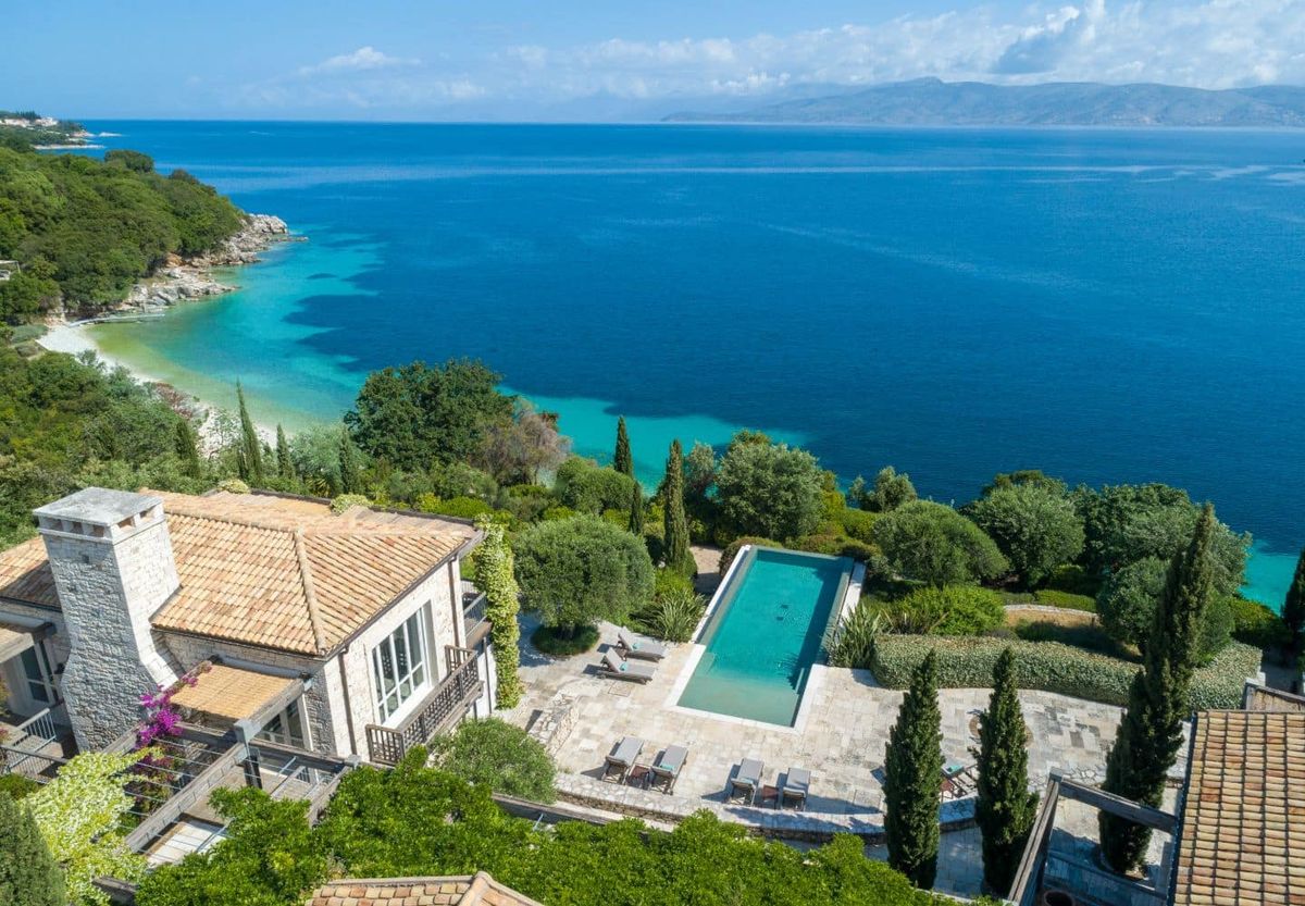 Stunning Estate with Gorgeous Gardens and Superb Sea Views in Kassiopi, Corfu