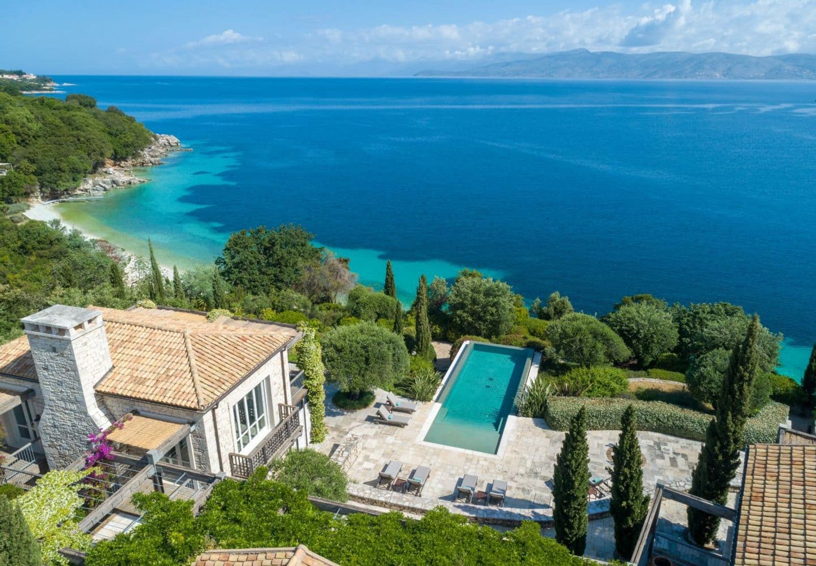 Stunning Estate with Gorgeous Gardens and Superb Sea Views in Kassiopi, Corfu