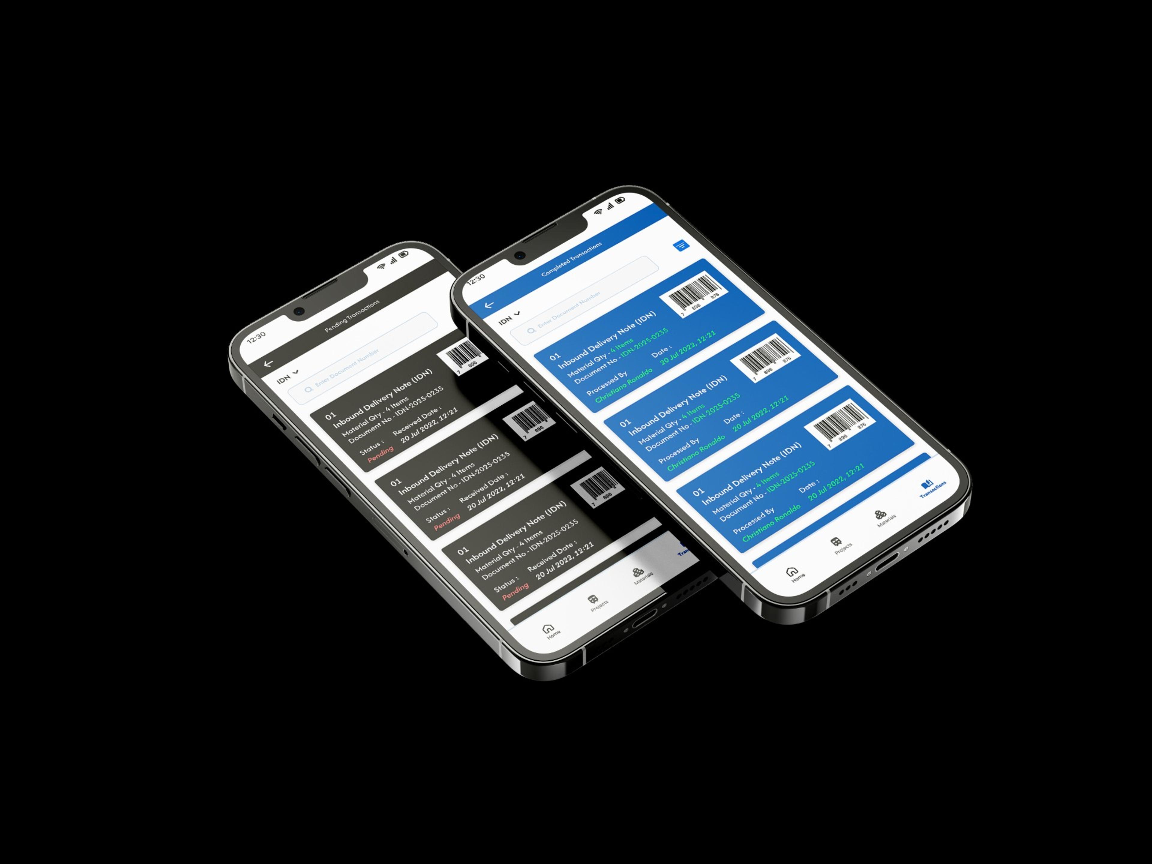 Smart Inventory Mobile App, screen 2 of 4