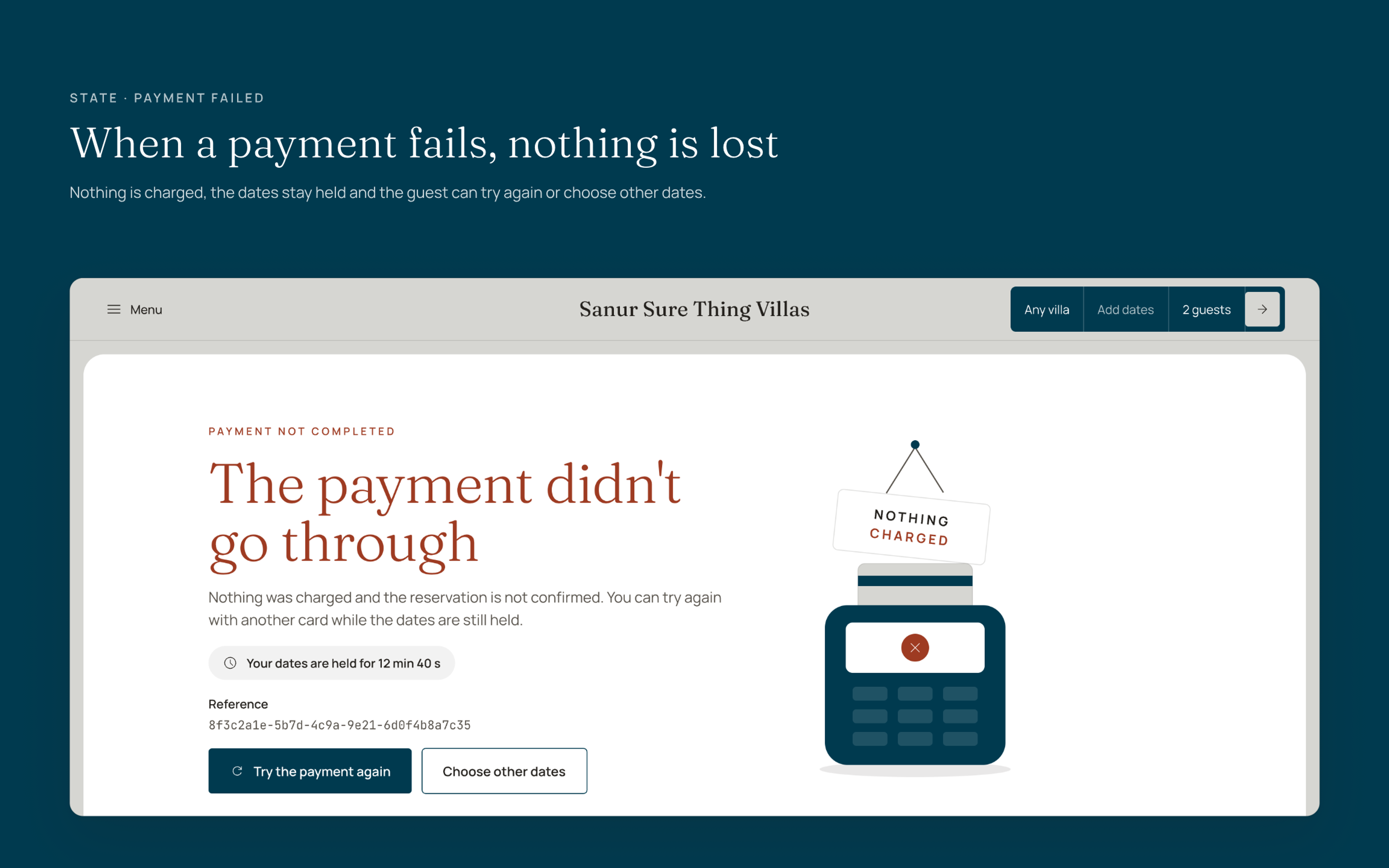 Villa Direct Booking, screen 6 of 7