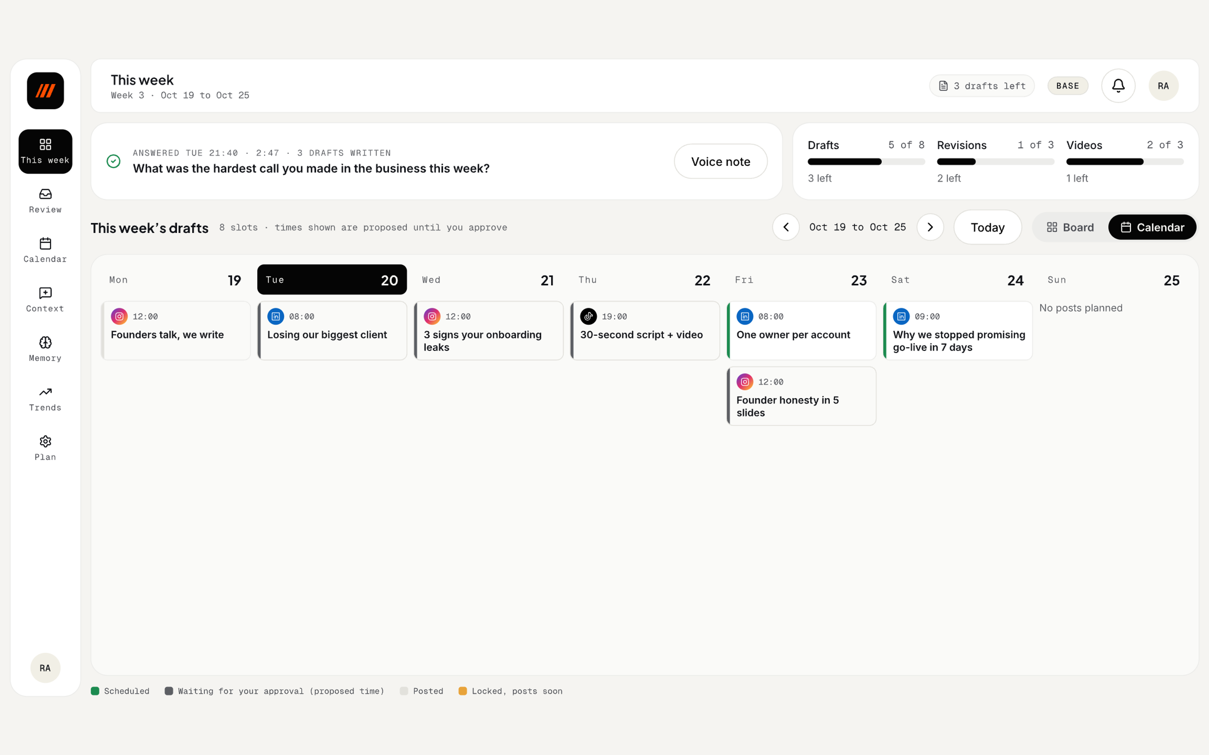 Ngejawantah Founder Dashboard, screen 6 of 6