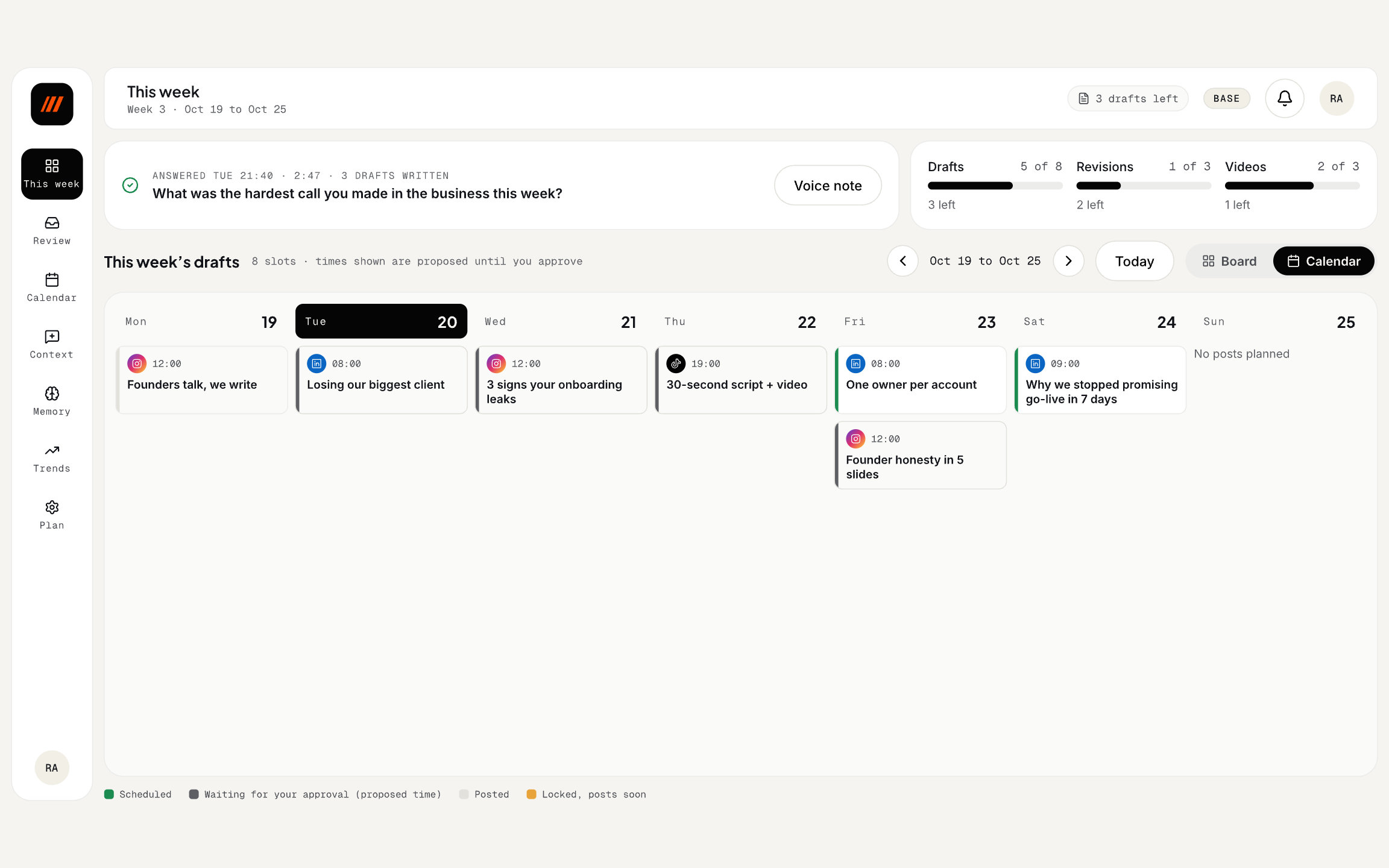 Ngejawantah Founder Dashboard, screen 6 of 6