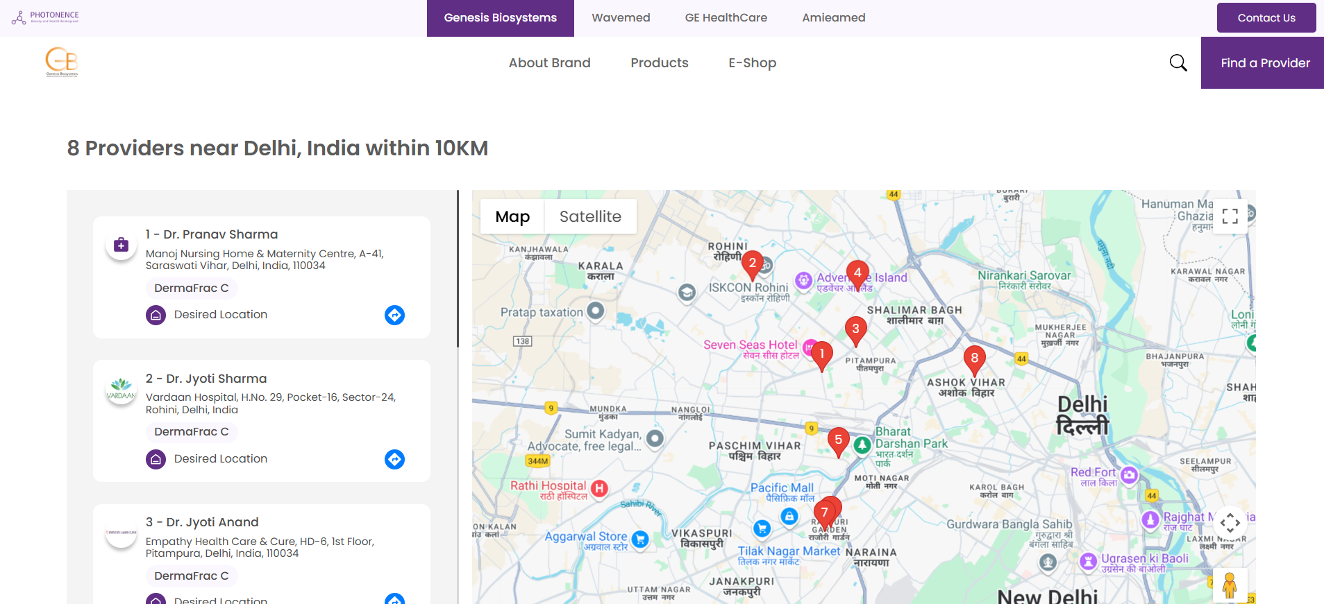 Photonence India Website