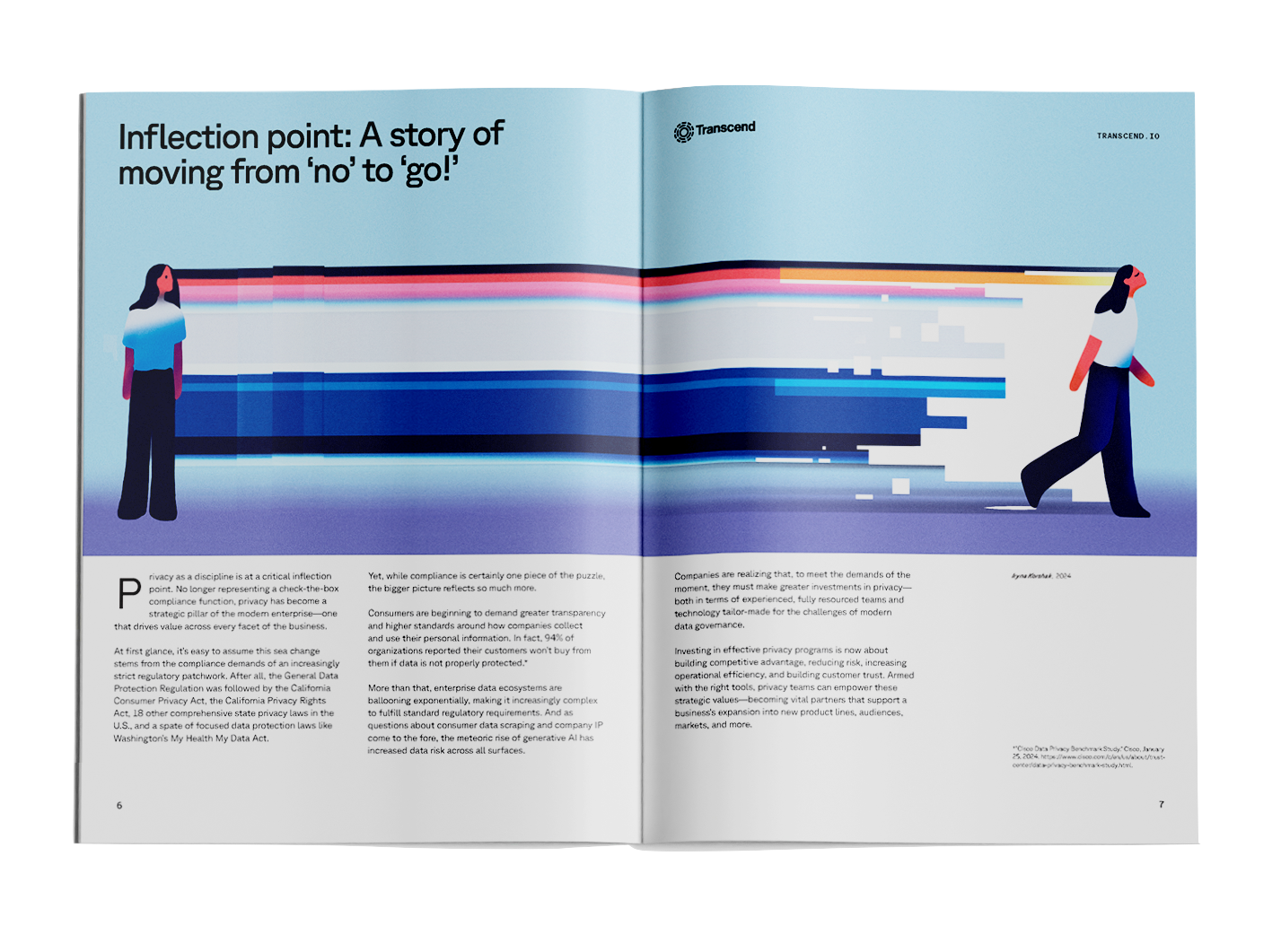 Data rights for all magazine by transcend titled inflection point a story of moving from no to go paragraph starts privacy as a discipline is at a critical inflection point