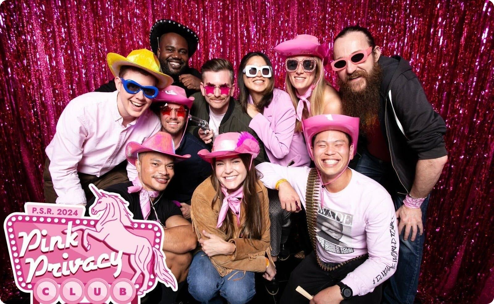 The Transcend team at the Pink Privacy Club afterparty for IAPP Privacy. Security. Risk.