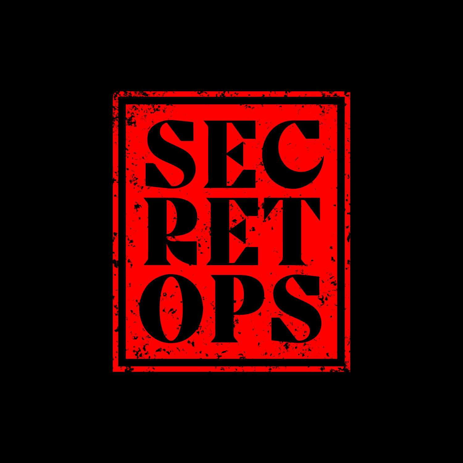 A logo with the words "Secret Ops" in it