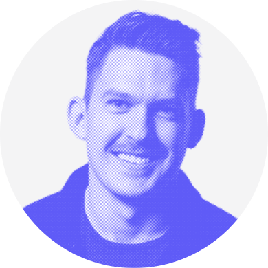 A photograph of Andrew Moon, Transcend's Head of Brand and Corporate Communications.