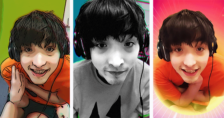 Three portraits of Jonah Chung