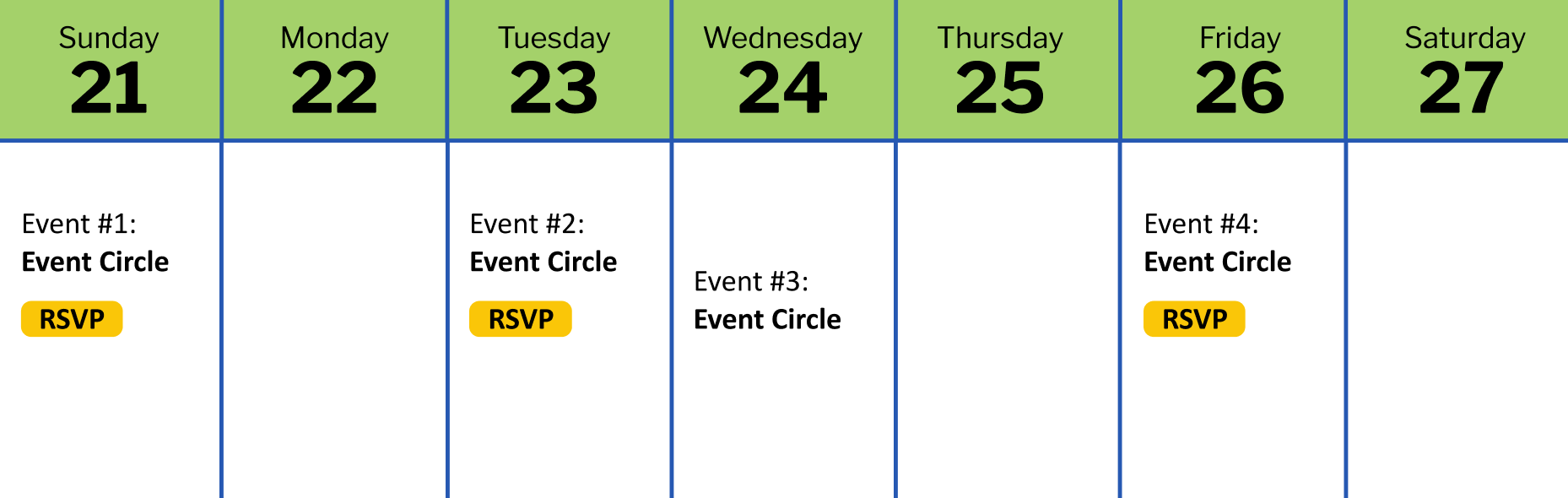 Calendar of Events