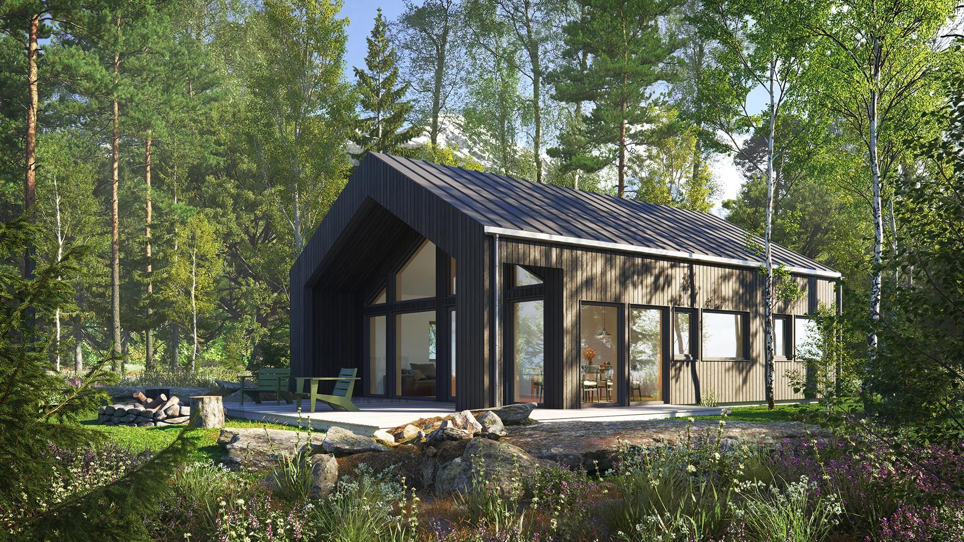 Trysil 3 - kompakt og moderne hytte fra Blink Hus