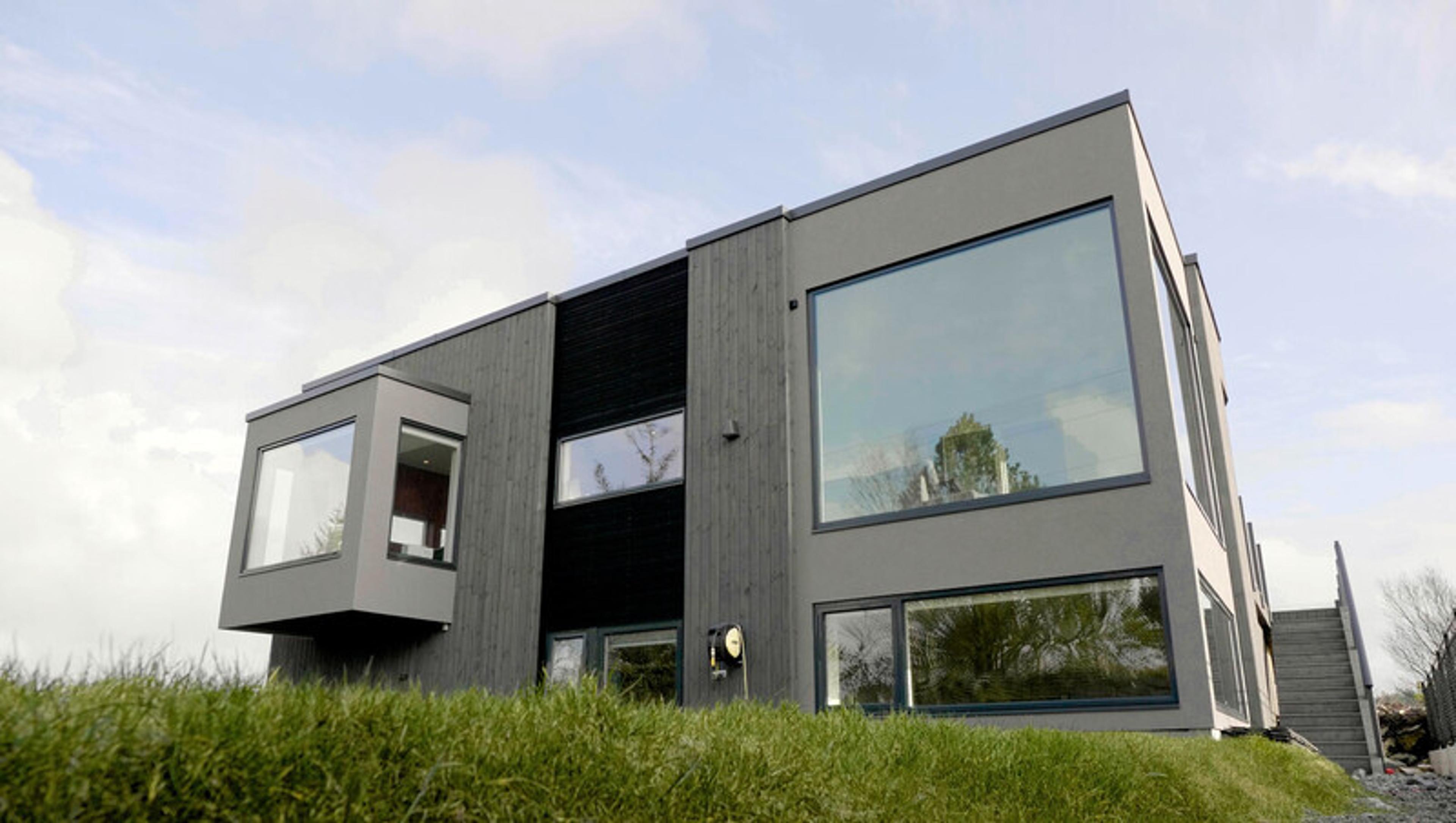 Blink Hus Byggmester Reidar Vallestad har fullført et arkitekttegnet praktverk.