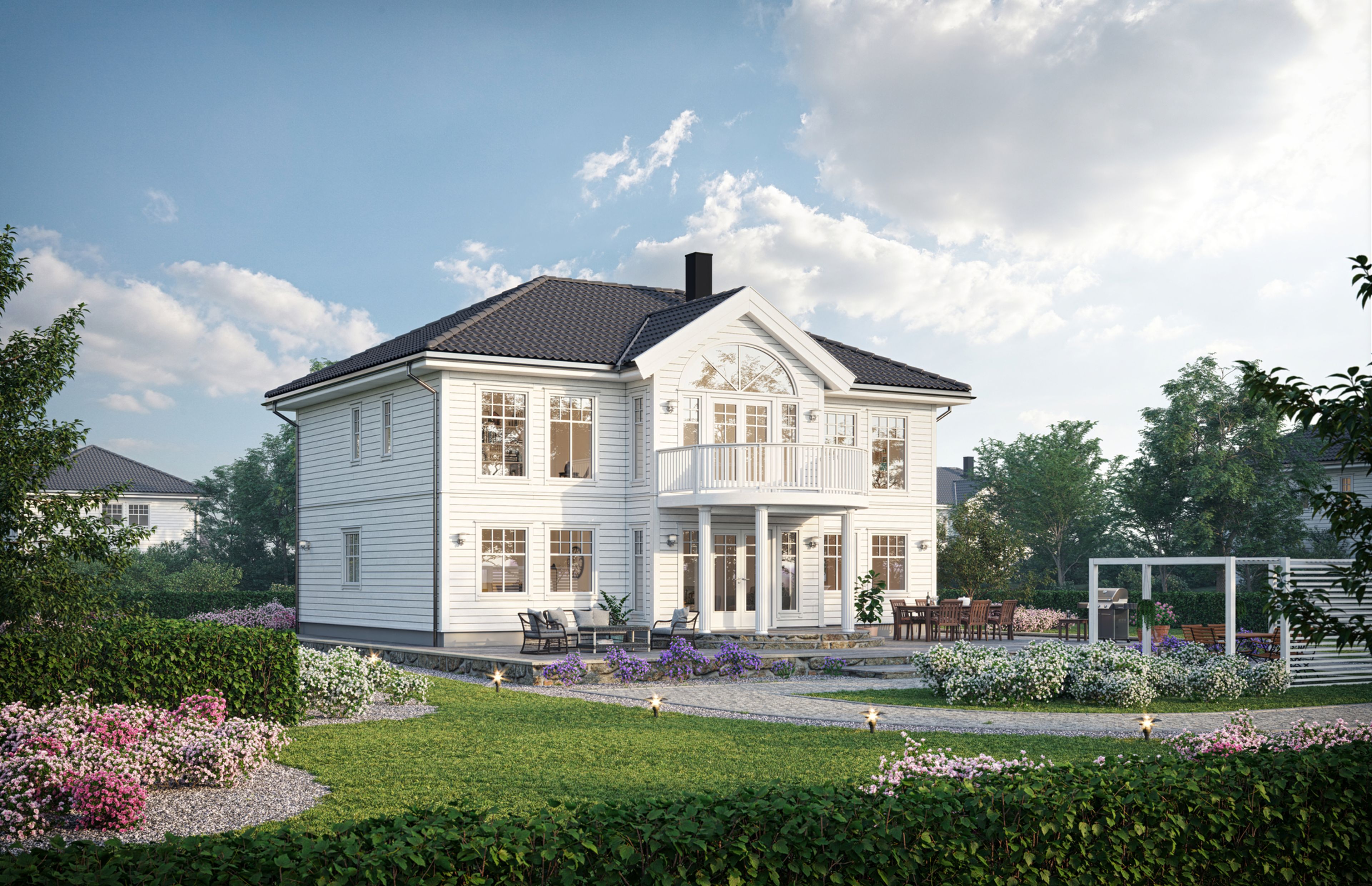 Sandviken - Herskapelig hus med preg av luksus.