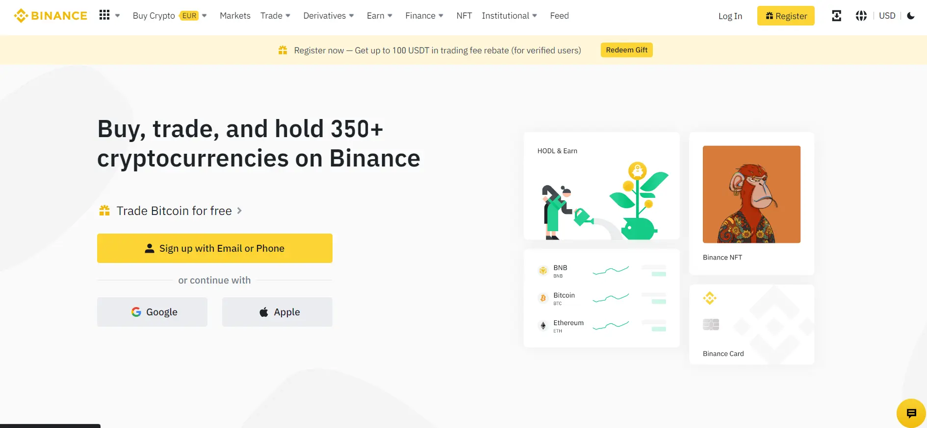 Binance Cryptocurrency Exchange