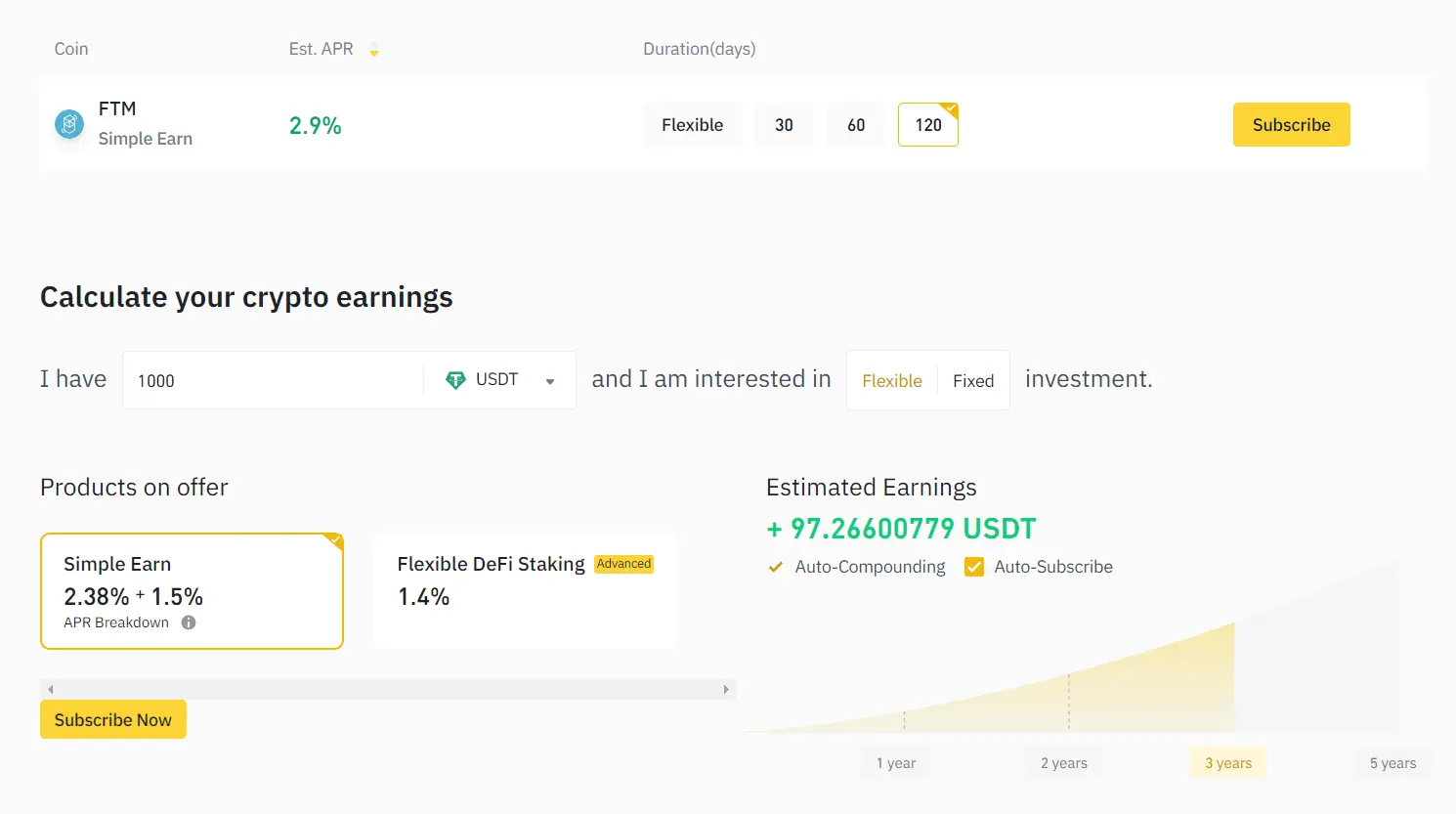 Binance - How to Stake Fantom