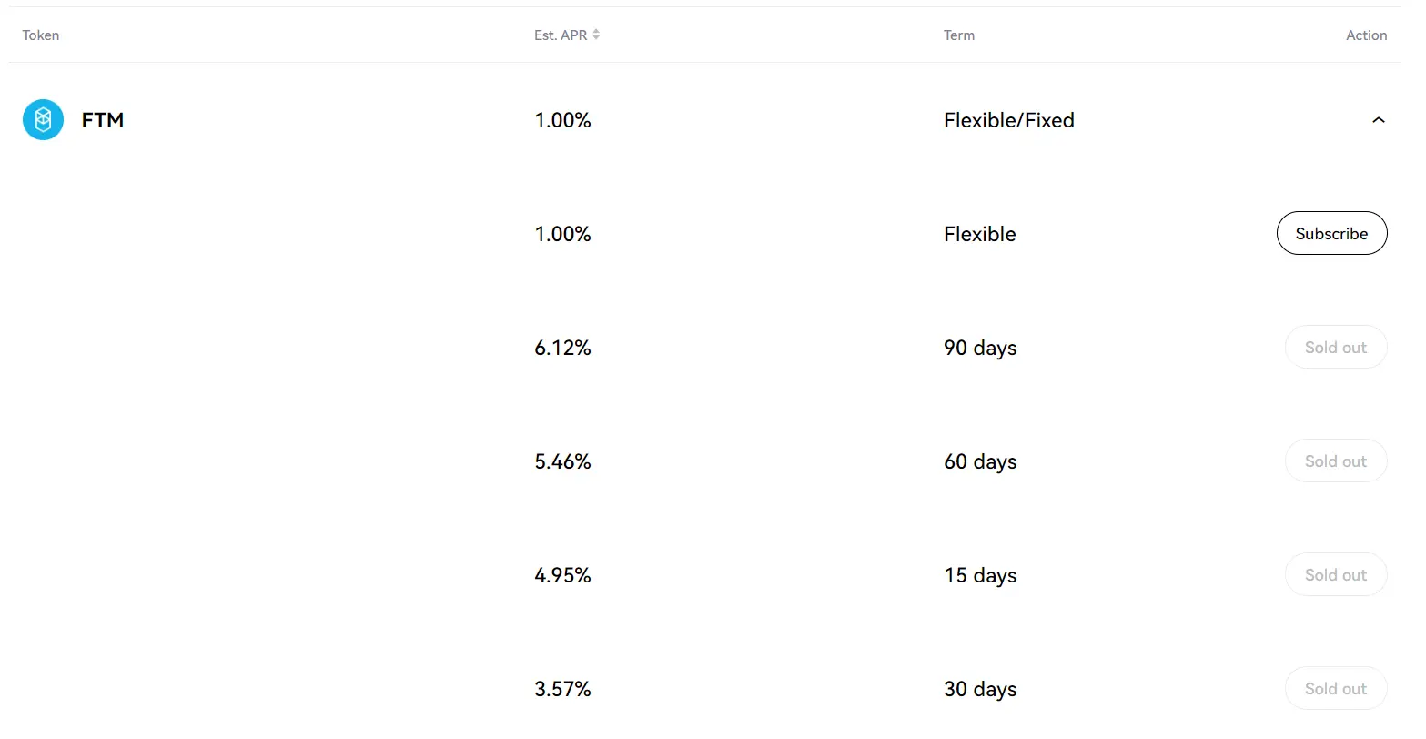 OKX - How to Stake Fantom