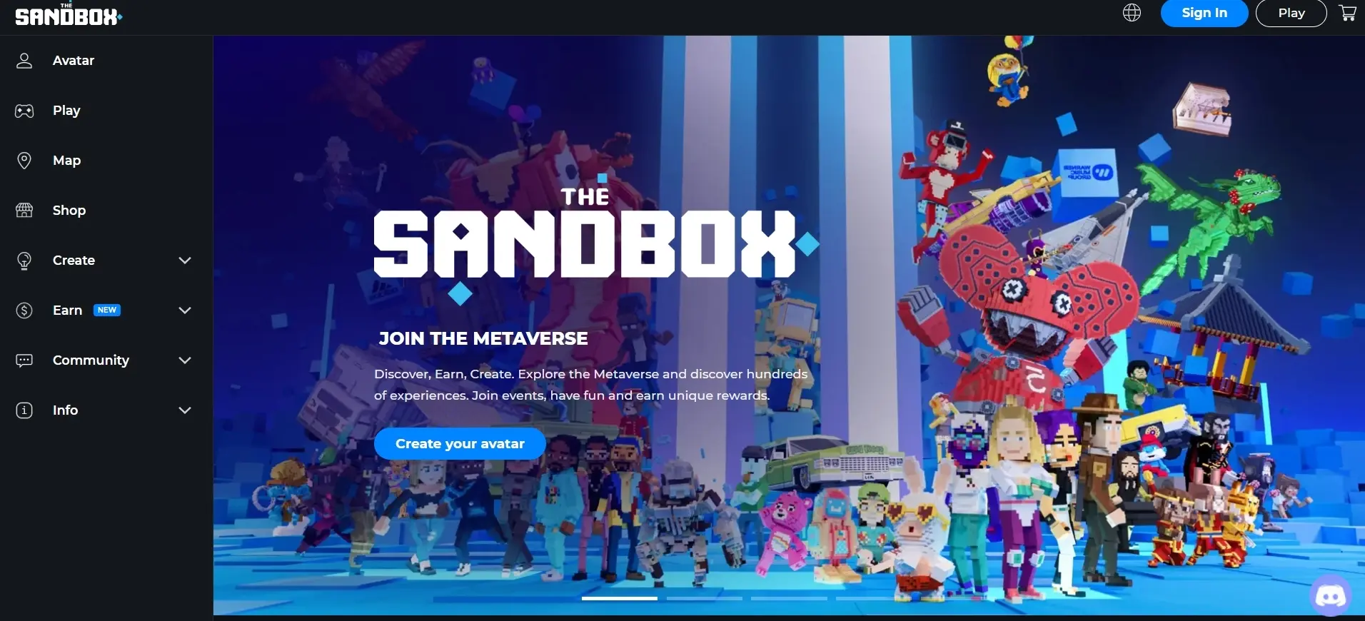 The Sandbox NFT Game 