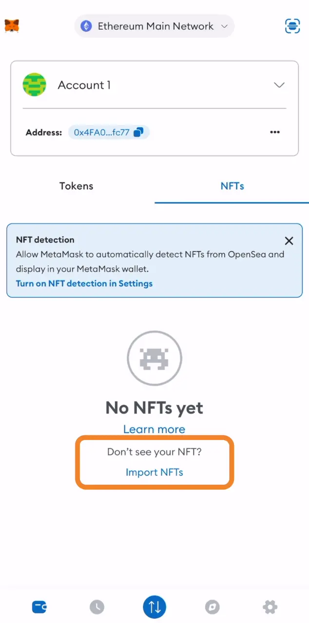 How to Add an NFT to MetaMask Wallet