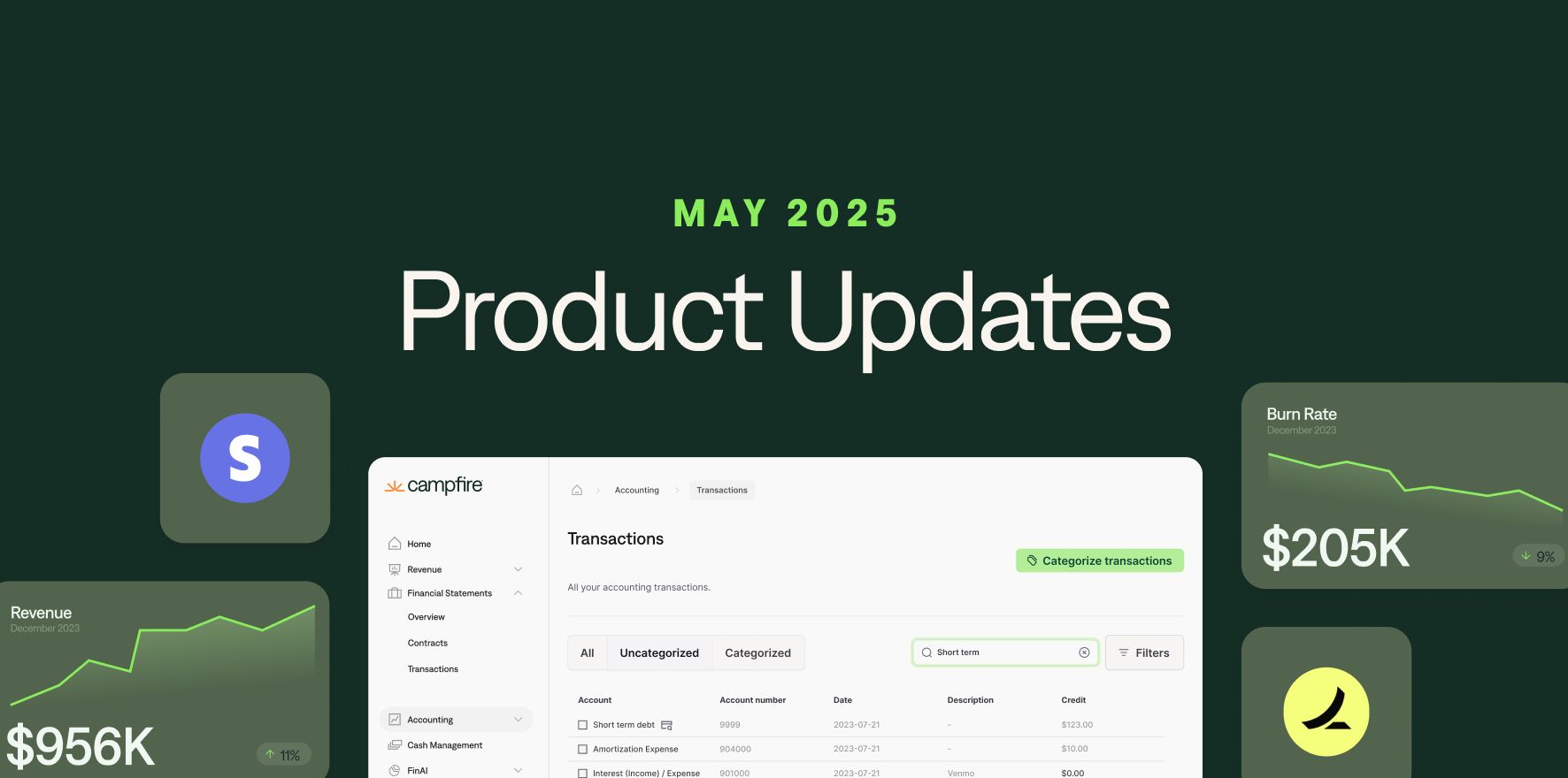 May Product Update