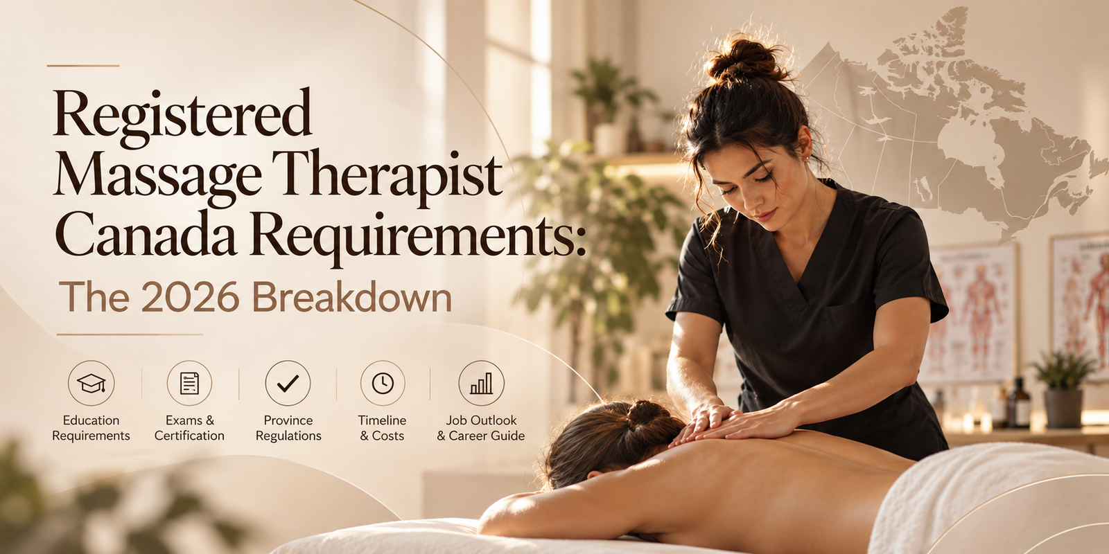 Registered Massage Therapist Canada requirements 2026 guide banner