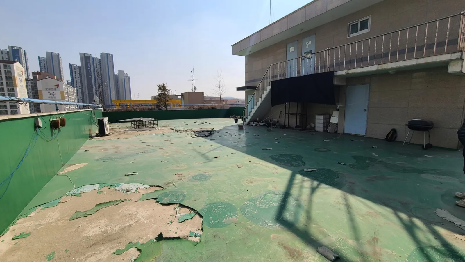 인천 서구 인천 서구 상가 옥상방수 시공 전