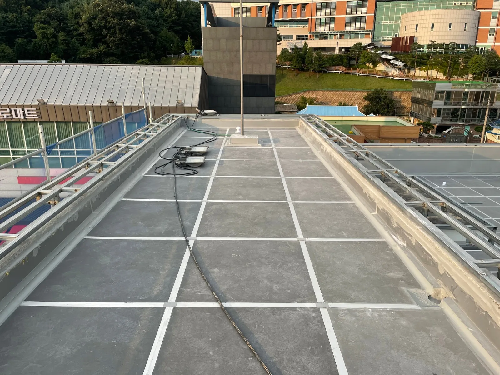 충남 천안시 충남 천안시 농협 옥상방수 시공 후