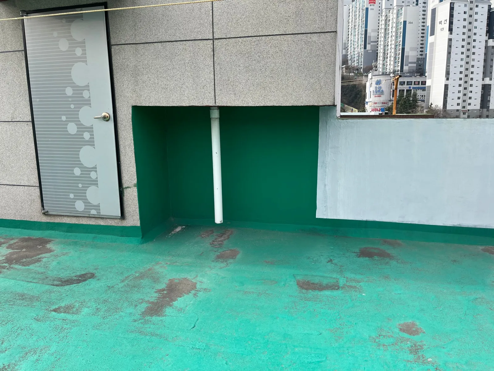 부산 북구 부산 북구 빌라 옥상방수 시공 전