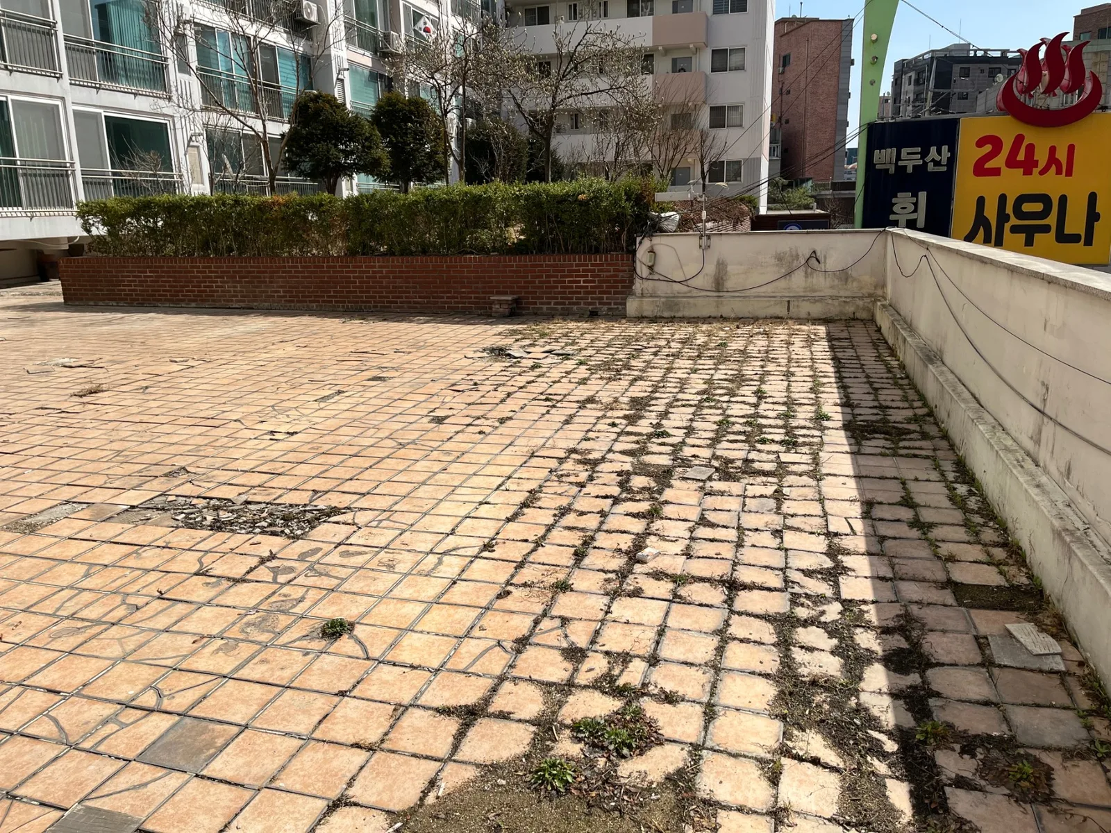 경기 수원시 경기 수원시 아파트 옥상방수 시공 전