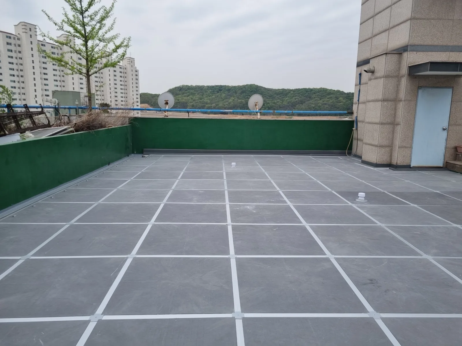 인천 서구 인천 서구 상가 옥상방수 시공 후