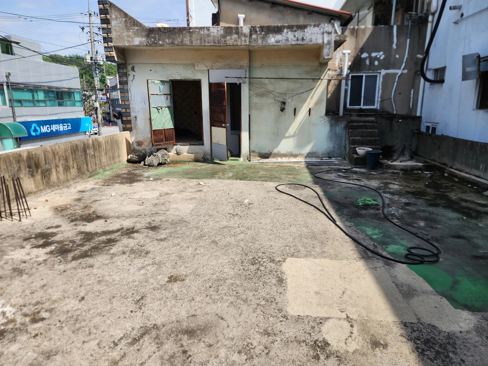 충북 괴산군 충북 괴산군 새마을금고 옥상방수 시공 전