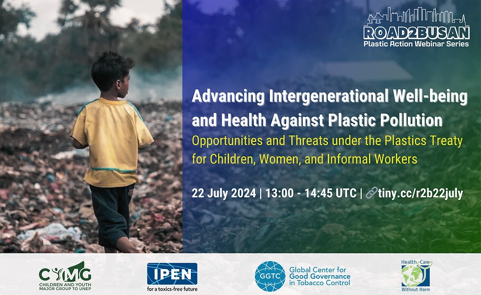 Advancing Intergenerational Well-being and Health Against Plastic Pollution