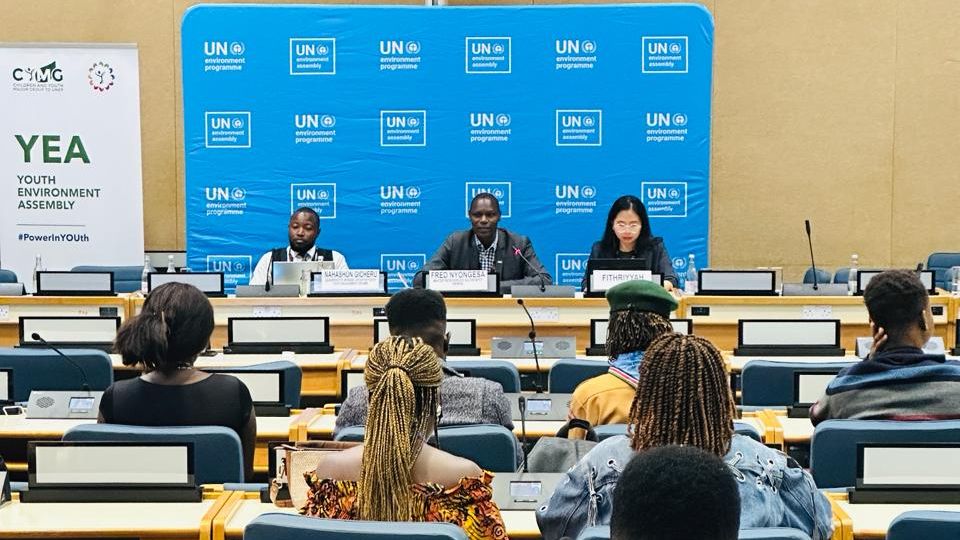 CYMG delegation following AMR negotiations during UNEA-7 in Nairobi