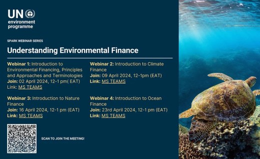 UNEP SPARK Webinar Series: Understanding Environmental Finance